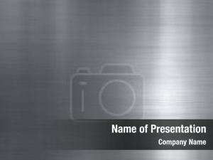 Brushed Stainless Steel PowerPoint Template
