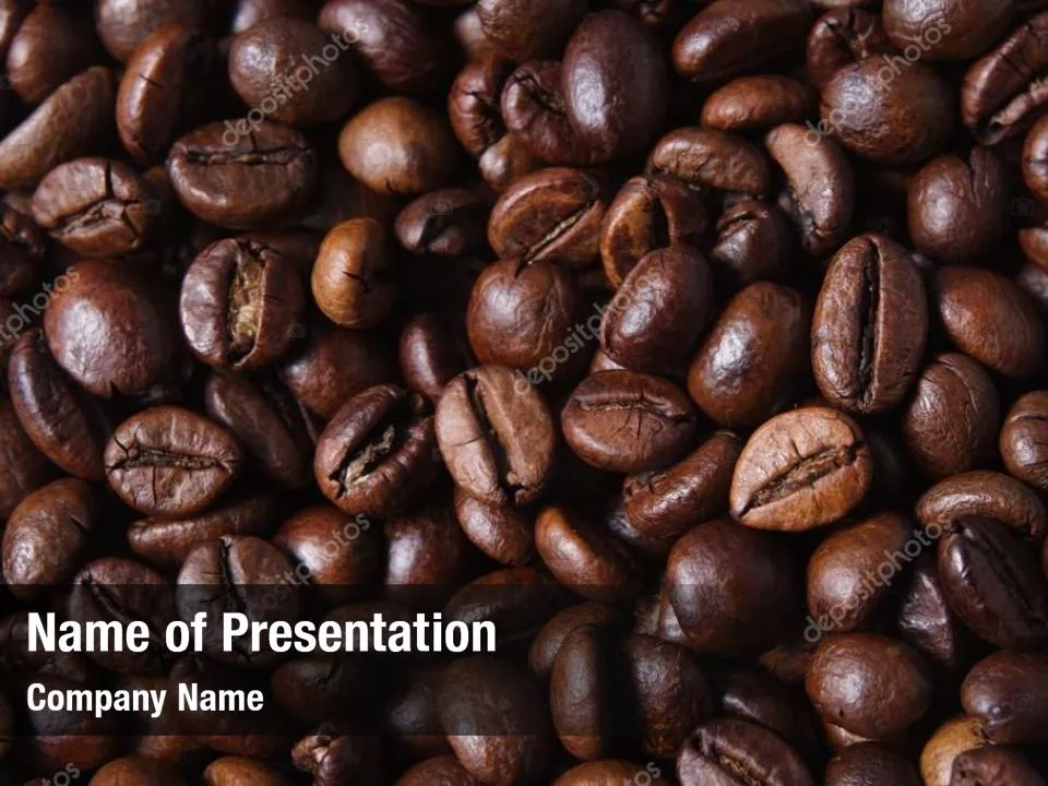 Coffee Beans In Brown Color