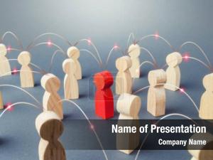 Creating People Network PowerPoint Template
