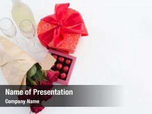 Gift chocolate powerpoint background