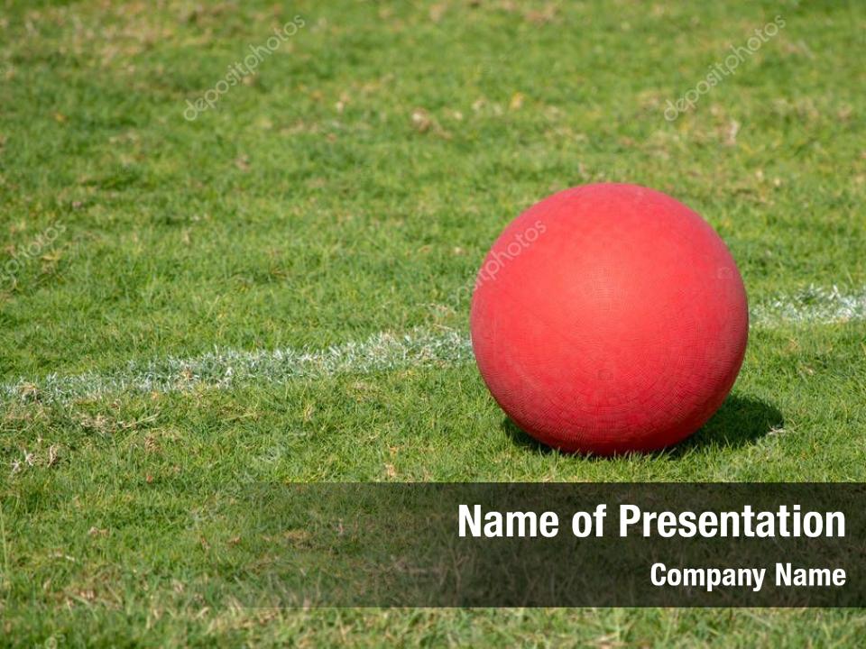 Pelota roja de parque infantil