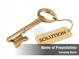 Solution Key PowerPoint Template