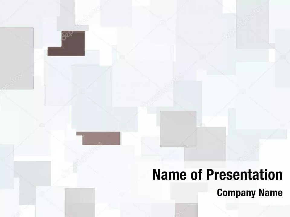 Abstract Geometric Squares