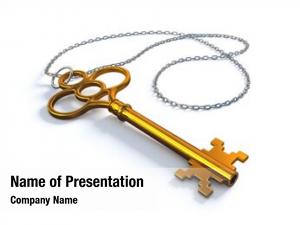 Gold Key PowerPoint Templates - Gold Key PowerPoint Backgrounds ...