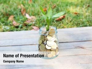 Plant and Coins PowerPoint Templates - Plant and Coins PowerPoint ...