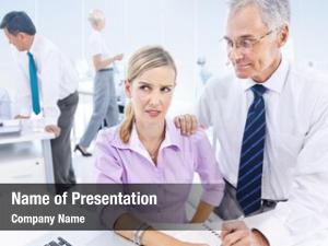 Sexual Harassment Concept PowerPoint Template - Sexual Harassment ...