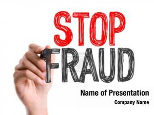 Text: hand writing stop fraud