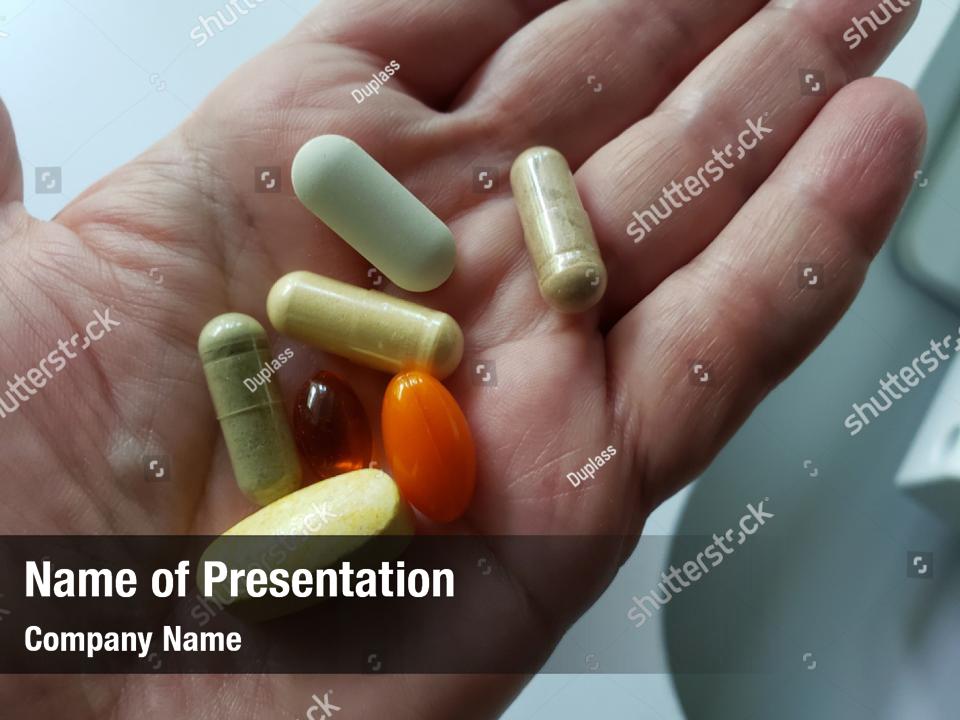 Vitamin B Tablets PowerPoint Template - Vitamin B Tablets PowerPoint ...