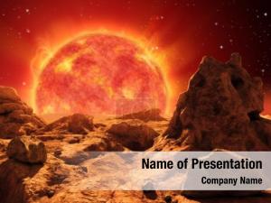 Red giant powerpoint theme