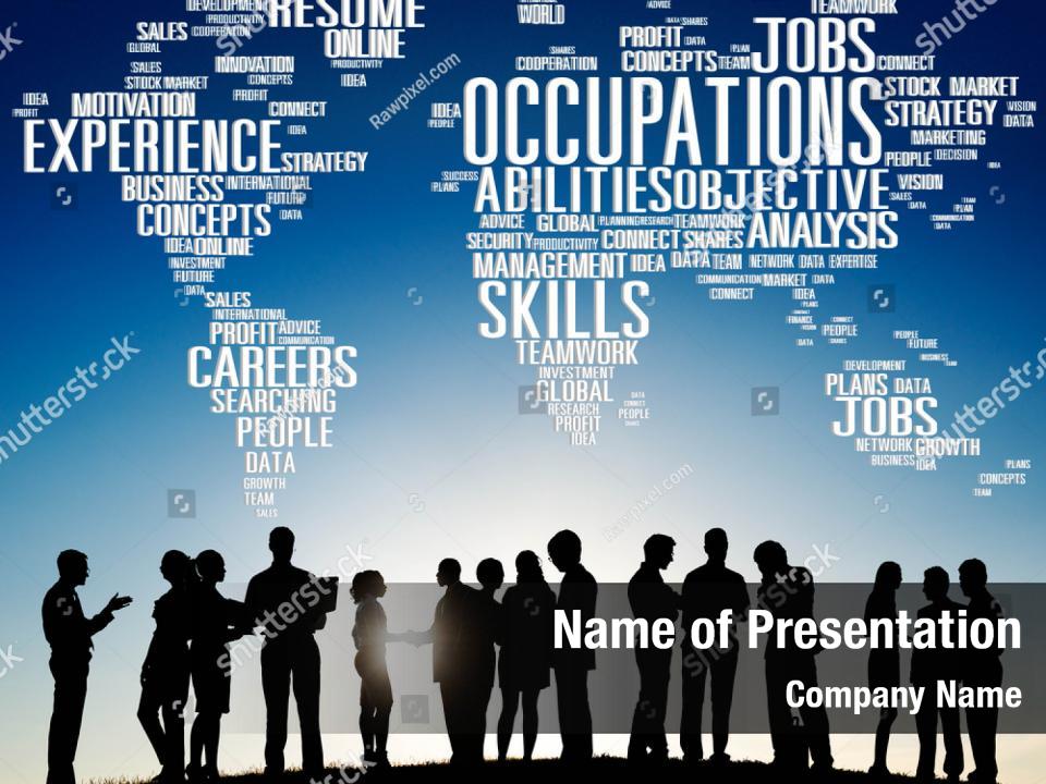 People occupation job PowerPoint Template - People occupation job ...