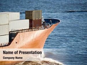 View of lng PowerPoint Template - View of lng PowerPoint Background