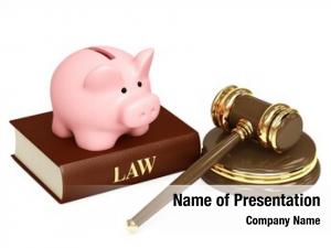 Piggy judicial gavel bank 