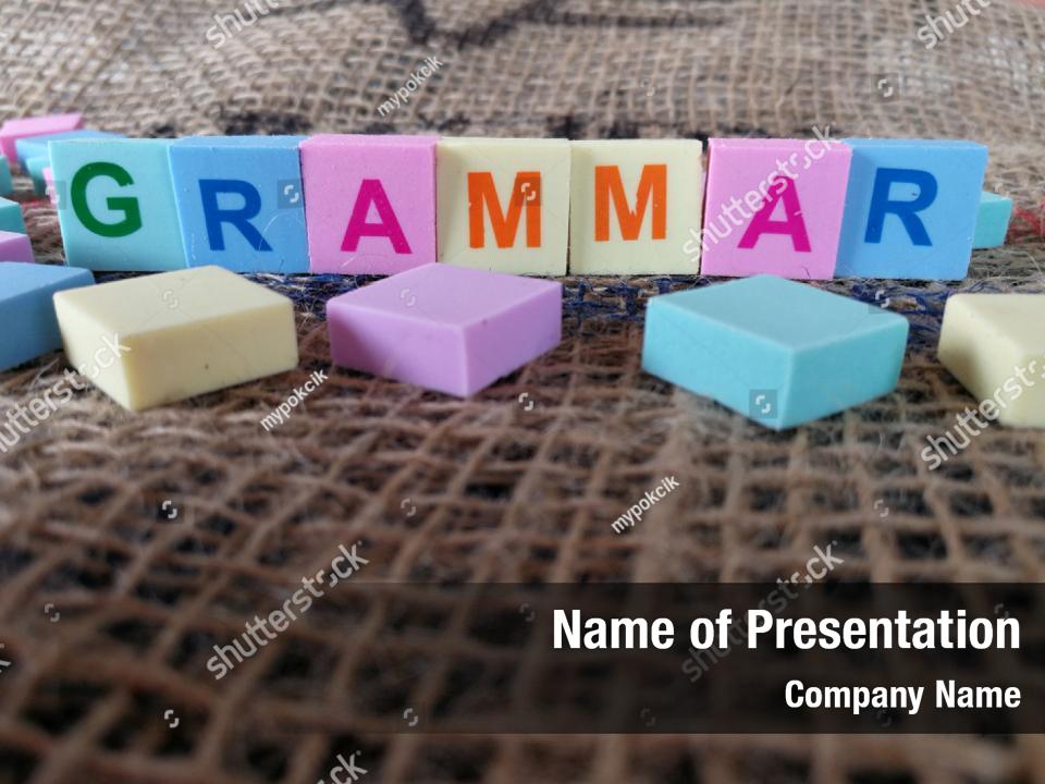 Grammar Ppt Background