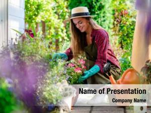 Floriculture and Gardening PowerPoint Template