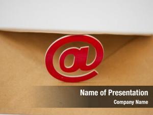 Business email symbol letters concept