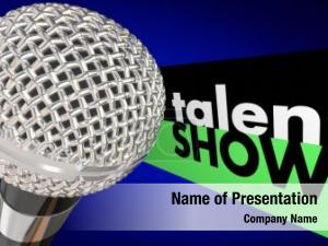 Microphone talent show sing perform