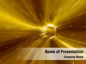 Warp tunnel powerpoint template PowerPoint Template