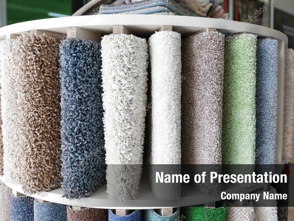 Samples assortment carpet shop 