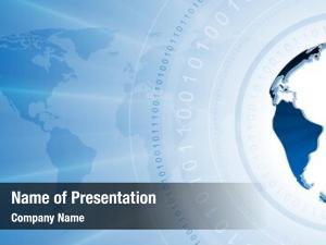 Binary Globe PowerPoint Templates - Binary Globe PowerPoint Backgrounds ...