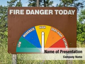 High fire danger