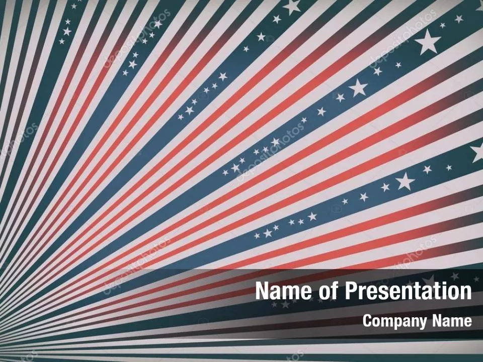 Stylized American Flag