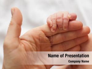 Newborn baby, hand  