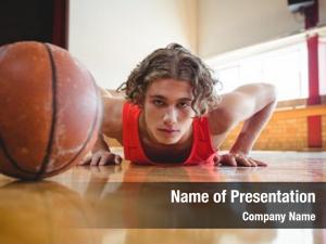 Basketball portrait male player