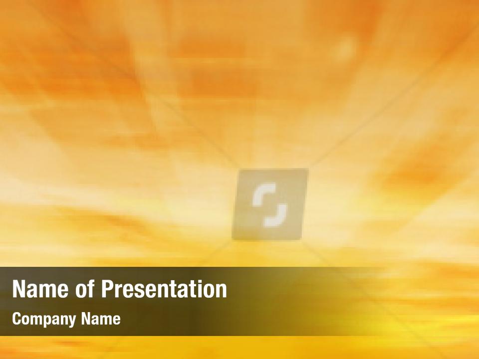 Abstract Panoramic Sunset Powerpoint Template Abstract Panoramic Sunset Powerpoint Background