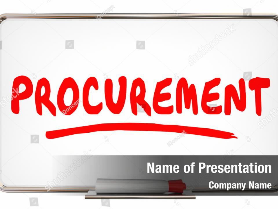 Procurement Process Powerpoint Template PowerPoint Template ...