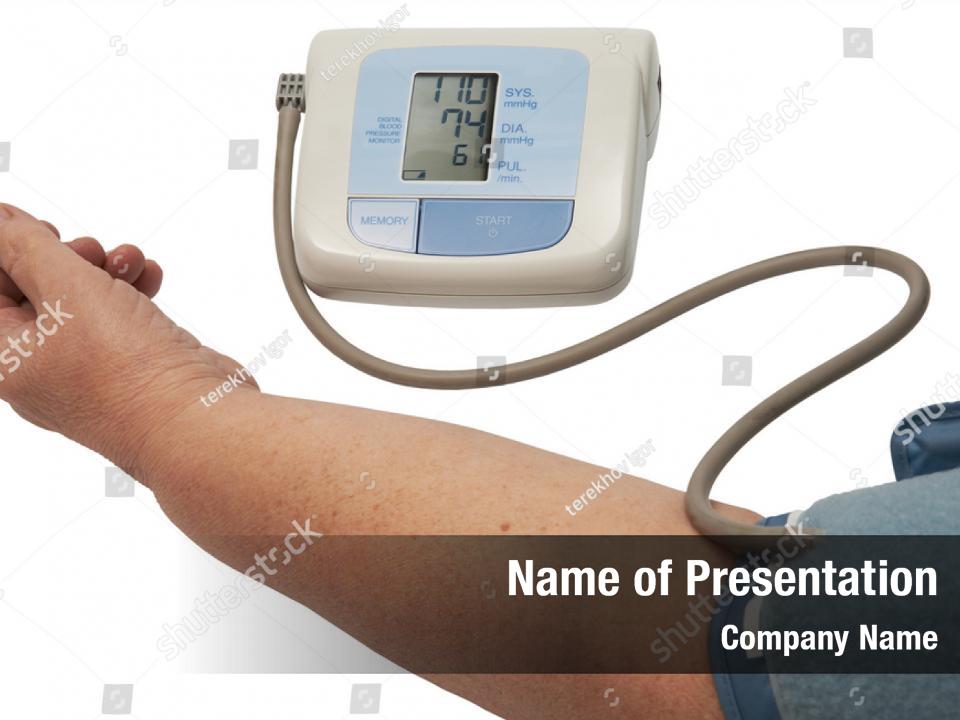 Surveillance Blood Pressure Monitor PowerPoint Template - Surveillance ...