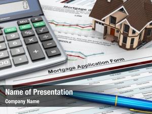 Loan On Mortgage PowerPoint Template