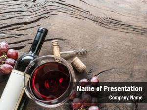 wine powerpoint template holiday