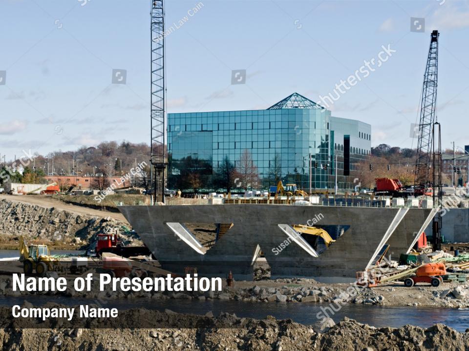 Piles Construction Material Building Foundations PowerPoint Template ...