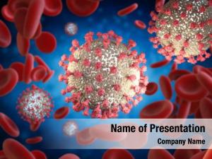 Virus corona virus 2019 ncov, microbiology PowerPoint Template