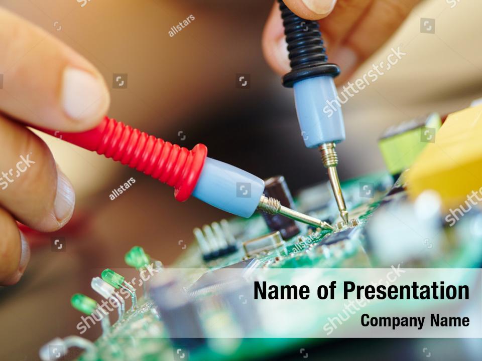 Service Electronics Repair PowerPoint Template - Service Electronics ...