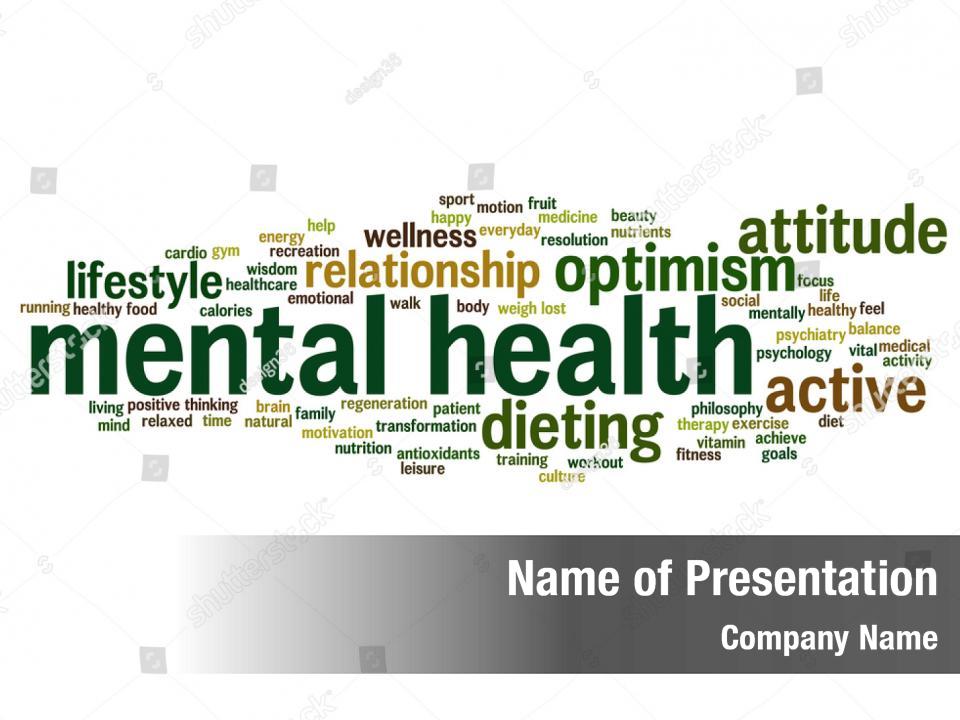 Mindfulness word cloud PowerPoint Template - Mindfulness word cloud ...