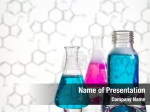 Glassware chemistry laboratory   PowerPoint Template