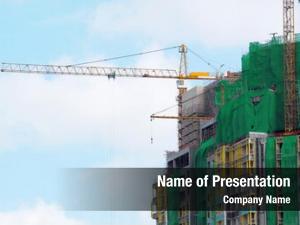 High rise building building crane