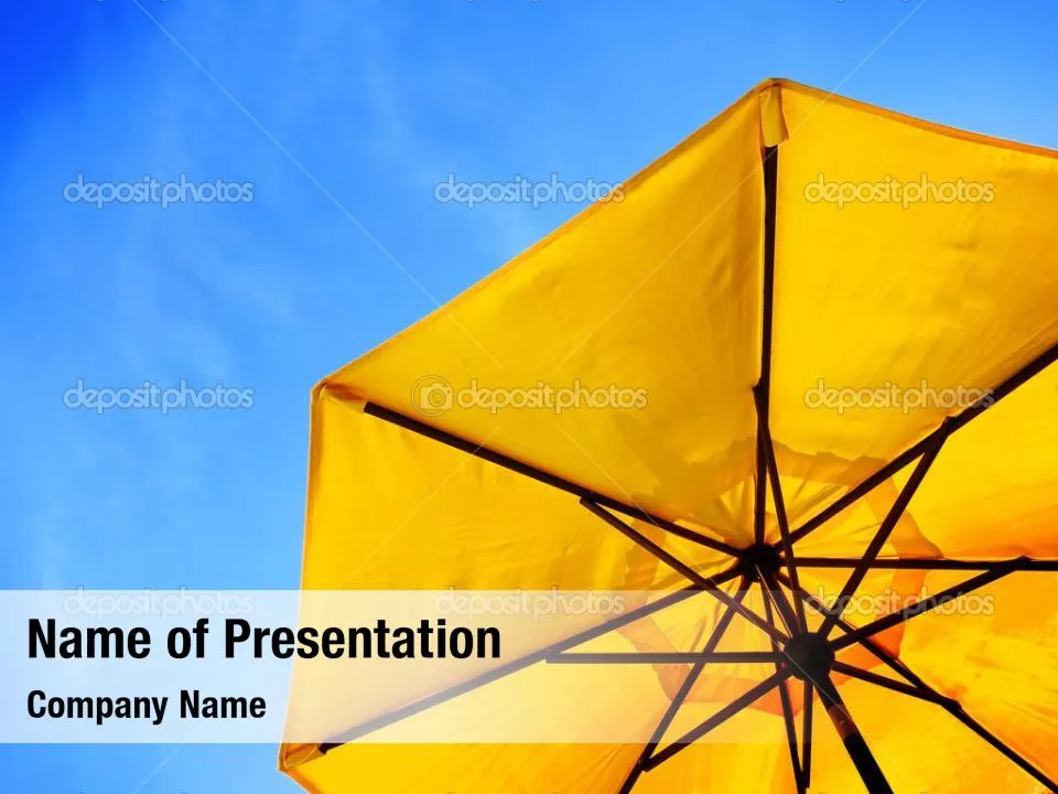 Bright Yellow Umbrella