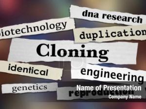 Clone cloning biotechnology newspaper headlines