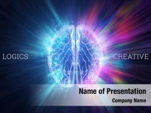 Brain Work Concept PowerPoint Template