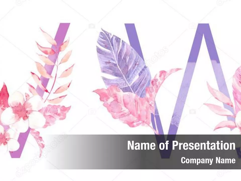 Monstera Leaves and Flowers