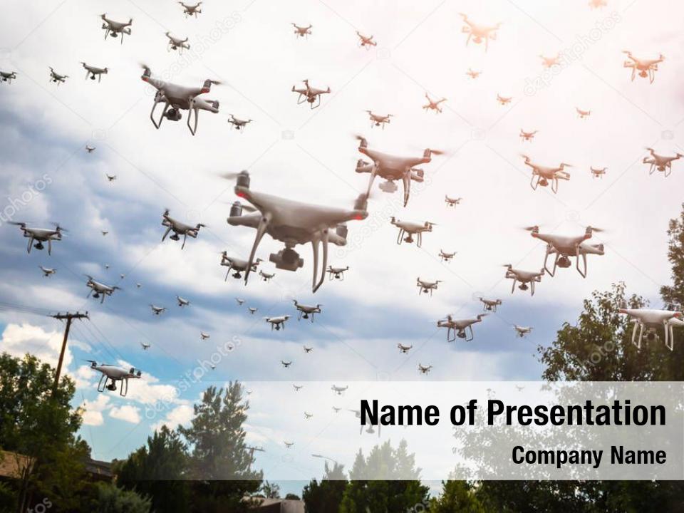 Dozens of drones