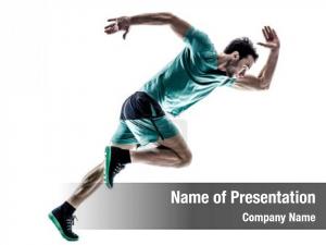 Running Athletes PowerPoint Template