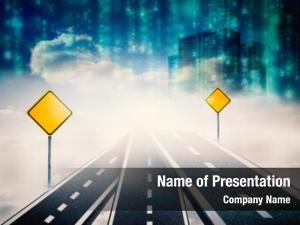 Road Signs PowerPoint Templates - Road Signs PowerPoint Backgrounds ...