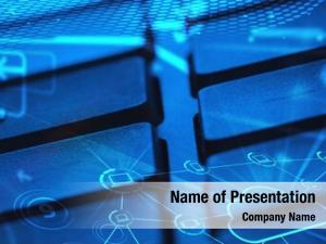 Computer Multimedia Keyboard PowerPoint Templates - Computer Multimedia ...