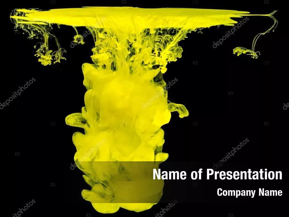 Black and Yellow Abstraction