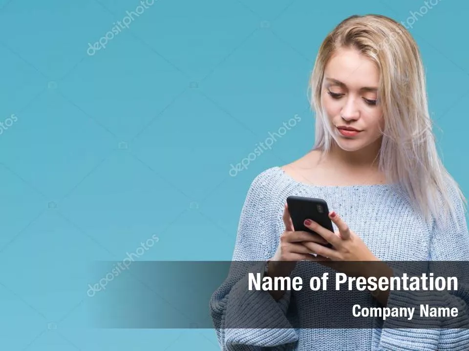 Girl Thinking Over Text Message