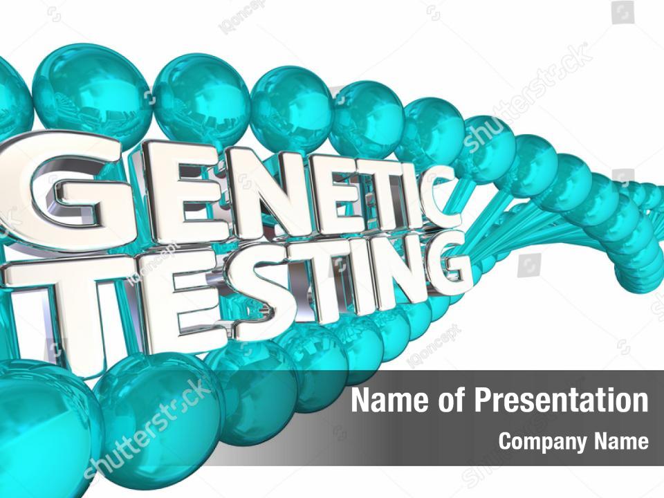 Genetic Testing Powerpoint Background PowerPoint Template - Genetic ...