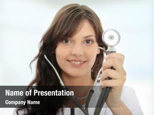 Stethoscope female doctor focus stethoscope